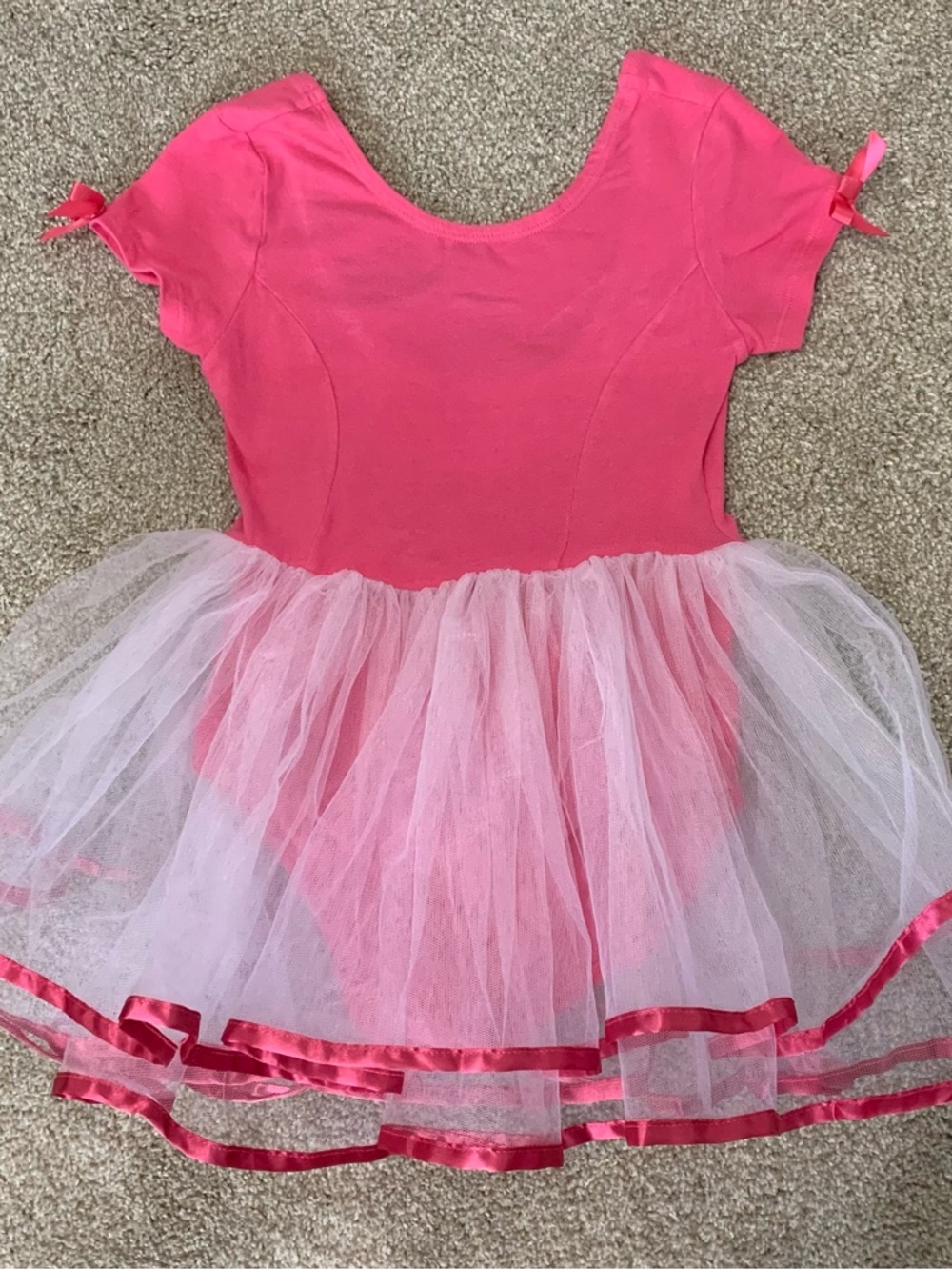Ruffle Butts 5/6 Bright Pink Leotard
